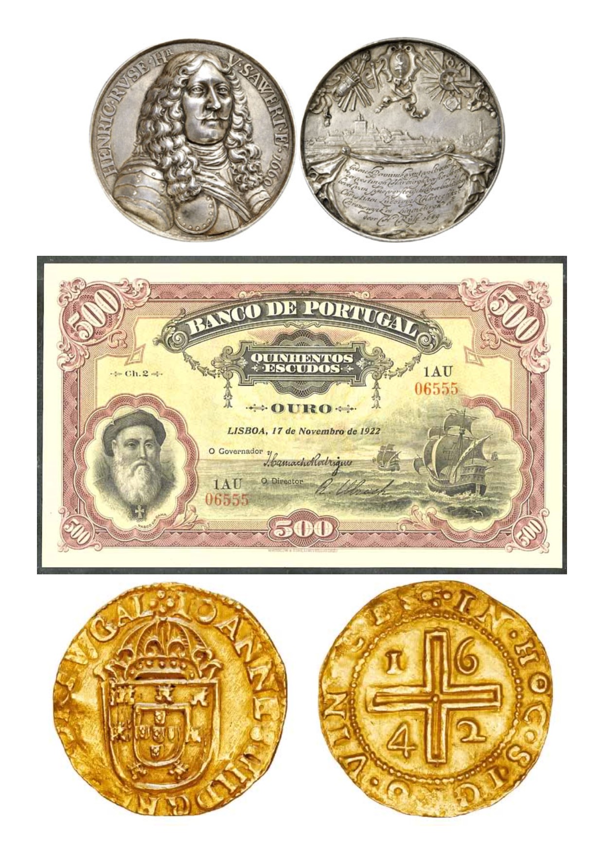 Numismática, notafilia & medalhistica