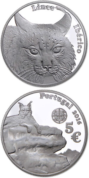 2016 - Portugal - 5 euros - Lince Ibérico