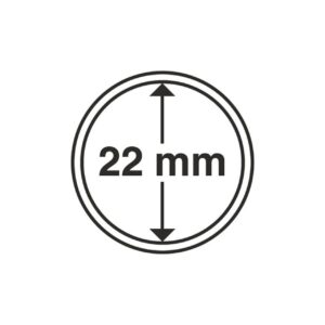 Cápsulas redondas para moedas CAPS, 22 mm (Ex. libras) - 300 053