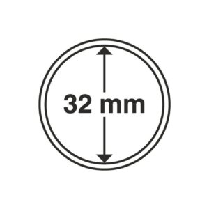 Cápsulas redondas para moedas CAPS, 32 mm - 304 799