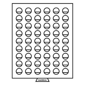 Tabuleiro MB de 26 mm, para moedas de 2 Euro - 309 858