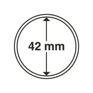 Cápsulas redondas para moedas CAPS, 42 mm - 318 006
