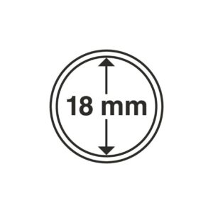 Cápsulas redondas para moedas CAPS, 18 mm - 330 328