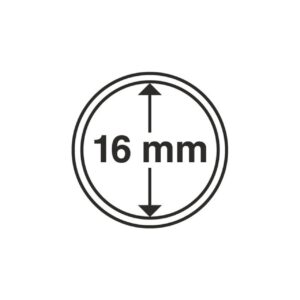 Cápsulas redondas para moedas CAPS, 16 mm - 334 752