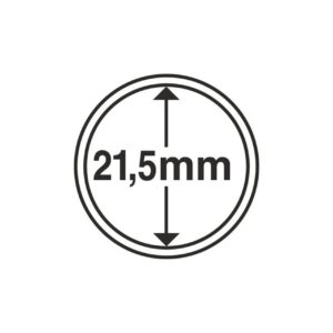 Cápsulas redondas para moedas CAPS, 21,5 mm (€0,05) - 336 560