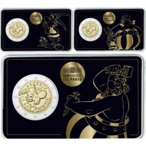 2019 - França - 2 euros - Astérix (1 card aleatório)