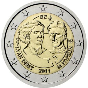2011 - Bélgica - 2 euros - Dia Internacional da Mulher