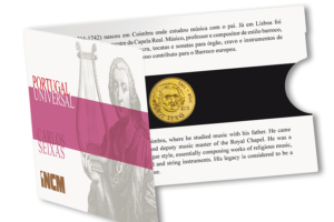 2012 - Carlos Seixas - moeda de 1/4€ em ouro