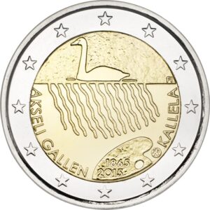 2015 - Finlândia - 2 euros - Akseli Gallen-Kallela