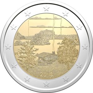 2018 - Finlândia - 2 euros -Cultura da sauna