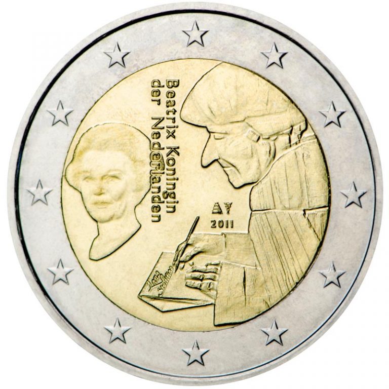 2 euro munt beatrix koningin der nederlanden 2000