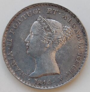 500 réis de prata, D. Maria II de 1842