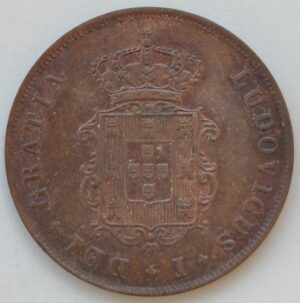 III réis D. Luís I de 1875