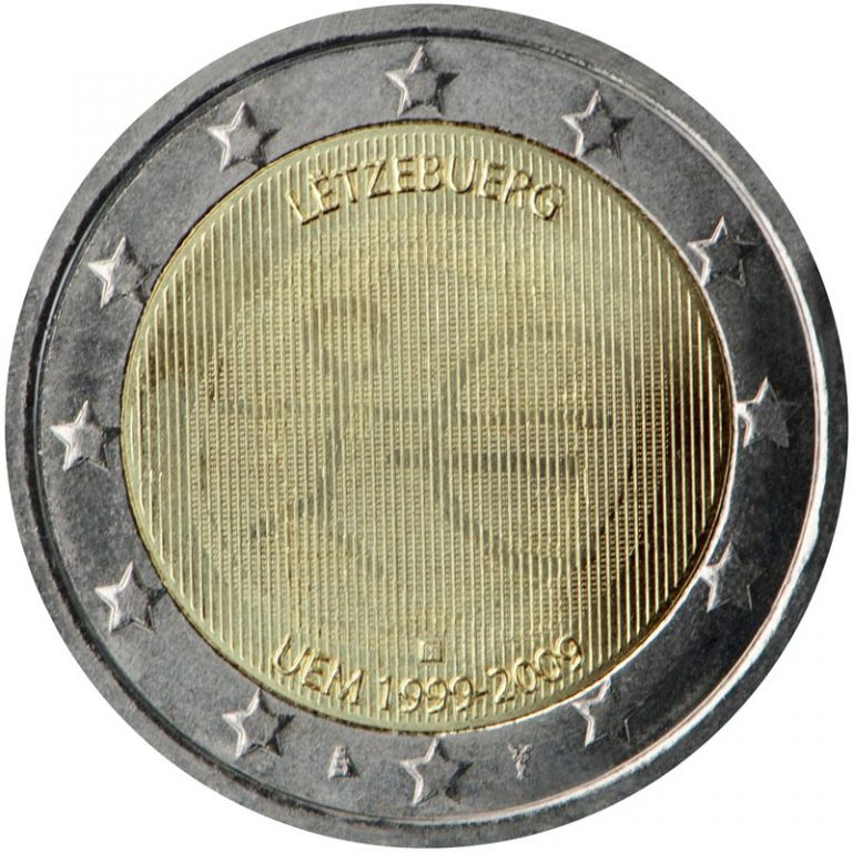 2009 Luxemburgo 2 Euros Uem Filatelia Do Chiado