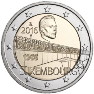 2016 - Luxemburgo - 2 euros -   Ponte Charlotte