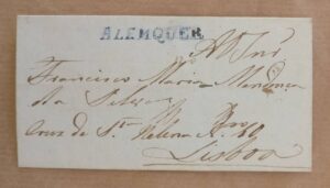 Alenquer - Carta Pré-filatélica circulada, 06-07-1840 Alenquer/Lisboa