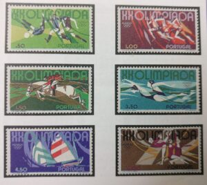1972 - Série nº 1158/63 - 20ª Olimpíada Moderna - Munique 1972