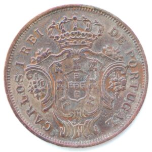 5 réis D. Carlos I de 1901 - Açores