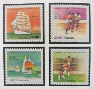 1982 - Série nº 1563/66 - grandes Acontecimentos Desportivos de 1982
