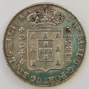 Cruzado Novo de prata, D. Maria II de 1834