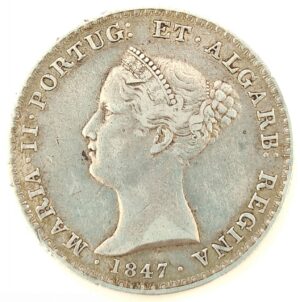 500 Réis de prata, D. Maria II de 1847
