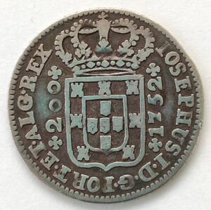 12 vinténs em prata, D. José I (I) 1752