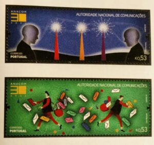 2019 - Série nº 5175/76 - Autoridade Nacional de Comunicações ANACOM - 30 anos