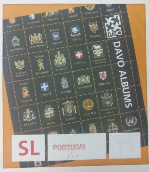 1999 - DAVO Portugal + Açores + Madeira. Suplemento, sem tiras,  para selos