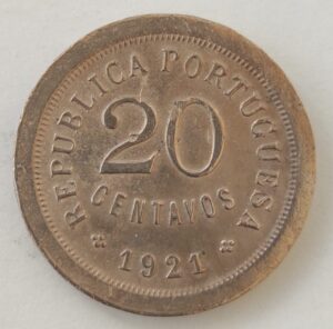 20 centavos de 1921- ***** MÓDULO MENOR *****