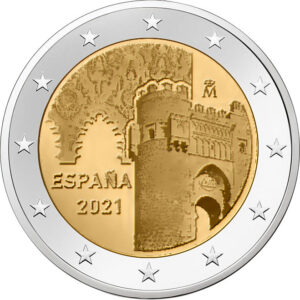 2021 - Espanha - 2 euros - Toledo