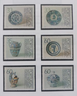 1990 - Série nº 1916/21 - Faiança Portuguesa (1º grupo)