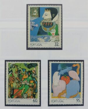 1990 - Série nº 1961/63 - Pintura Portuguesa do séc. XX (6º grupo)