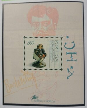1992 - Bloco nº 126 - Faiança Portuguesa. Séc. XIX (3º grupo)