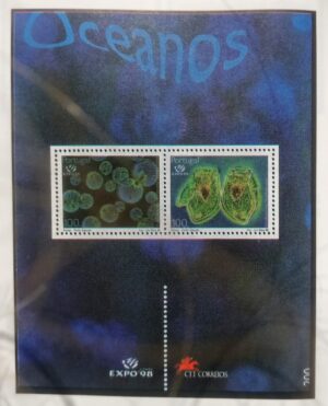 1998 - Bloco nº 192 - Oceanos - Expo'98. O Plâncton