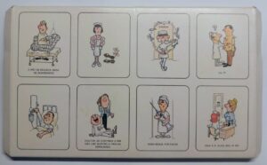 8 carteiras de fósforos - "Peripécias" da Medicina... Bristol, publicidade.