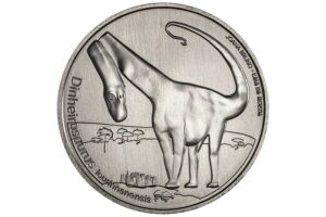 2021 - Portugal - 5 euros - Dinheirosaurus Lourinhanensis - dinossauros