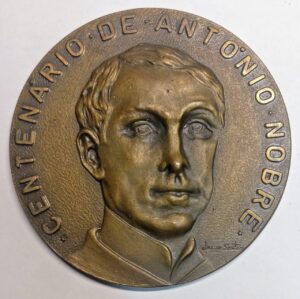 1967 - Medalha de Inácio Santos - Centenário de António Nobre 1867-1967