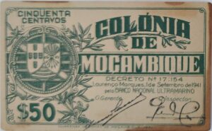 Nota de Moçambique, 50 centavos, 01/09/1941