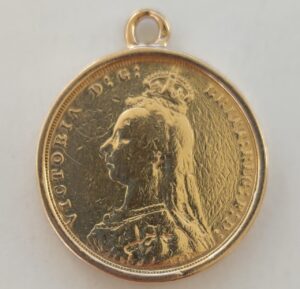 Inglaterra, Libra - Vitória 1891 - Com aro