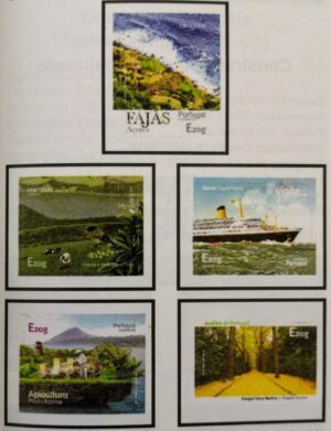 2015 - Série autoadesiva  nº 4639/43 - Açores (1º grupo)