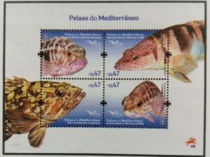 2016 - Bloco nº 558 - Peixes do Mediterrâneo