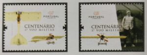2016 - Série nº 4721/22 - Centenário do 1º Voo Militar em Portugal
