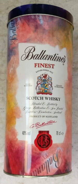 Caixa metálica Ballantine`s