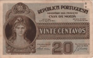 Cédula, Casa da Moeda - 20 Centavos - Série B9