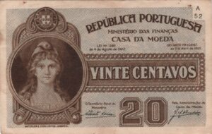 Cédula, Casa da Moeda - 20 Centavos - Série A52