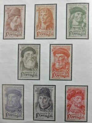 1945 - Série nº 644/51 sem charneira - Navegadores Portugueses