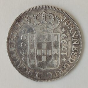 Cruzado Novo de prata, D. João P. R. de 1799