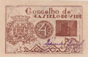 Cédula, Concelho de Castelo-de Vide - 4 Centavos
