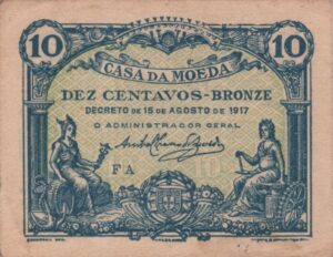 Cédula, Casa da Moeda - 10 Centavos - Série FA