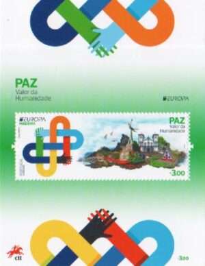2023 - Bloco nº 681 - Europa Madeira. Paz, valor da Humanidade